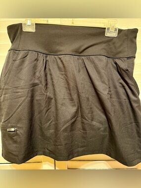 Women's Black A-Line Tennis Skirt